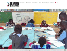 Tablet Screenshot of jambovolunteers.org